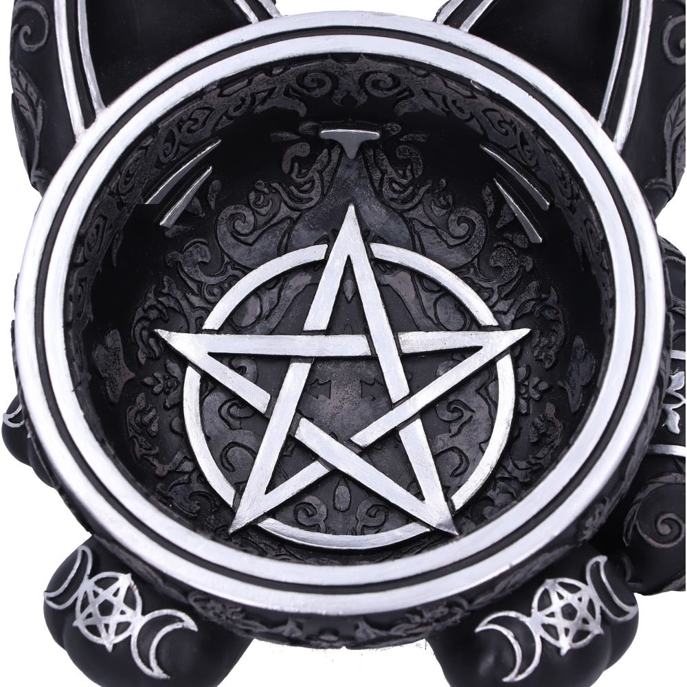 Black Cat Magic Trinket Bowl 16cm 5