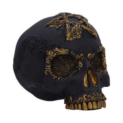Divine Demise Black and Gold Skull 15.5cm 1