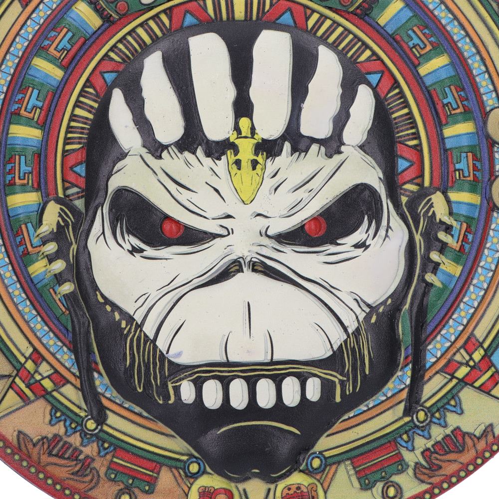 Iron Maiden Book of Souls Tribal Pattern Wall Plaque 29cm 5