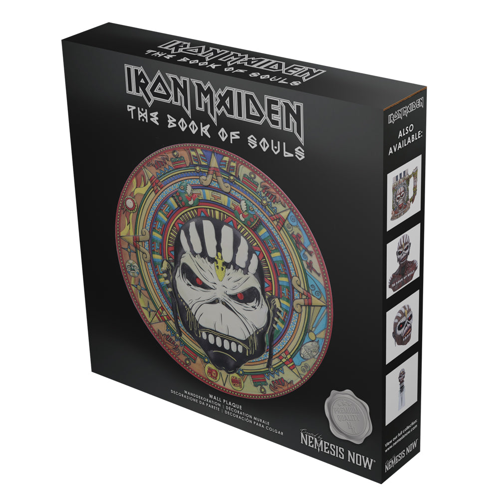 Iron Maiden Book of Souls Tribal Pattern Wall Plaque 29cm 7