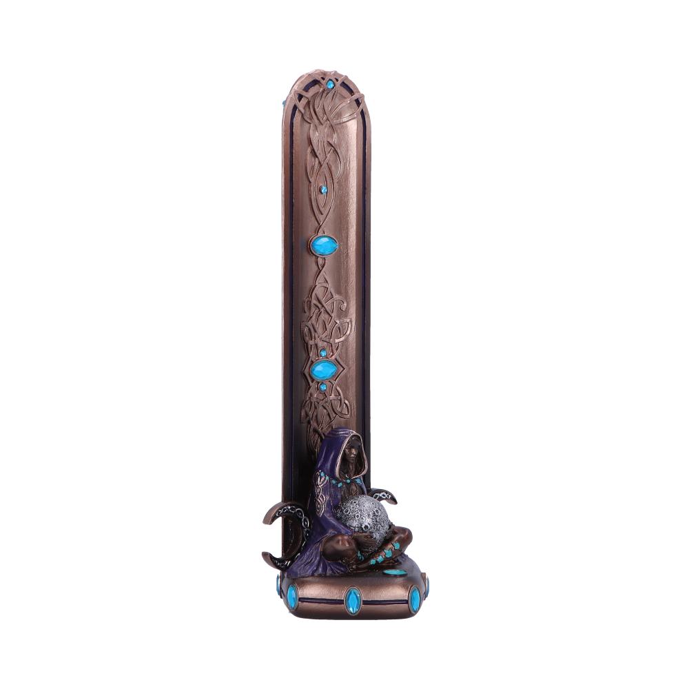 Triple Moon Goddess Bronze Incense Burner 22.5cm 4