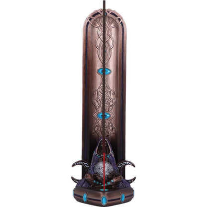 Triple Moon Goddess Bronze Incense Burner 22.5cm 5