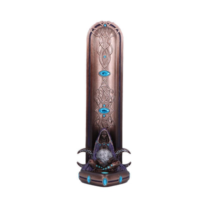 Triple Moon Goddess Bronze Incense Burner 22.5cm 1