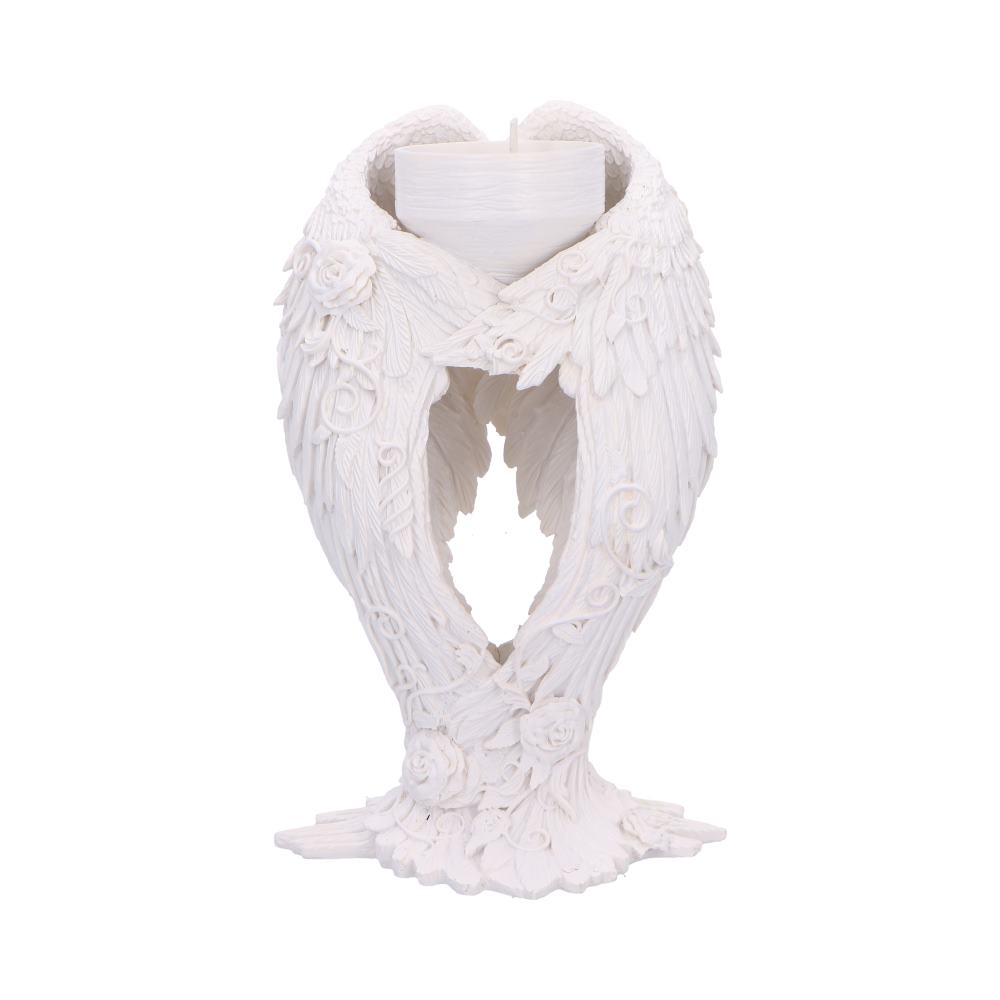 Floral Angel Wings Tea Light Candle Holder 17cm 1