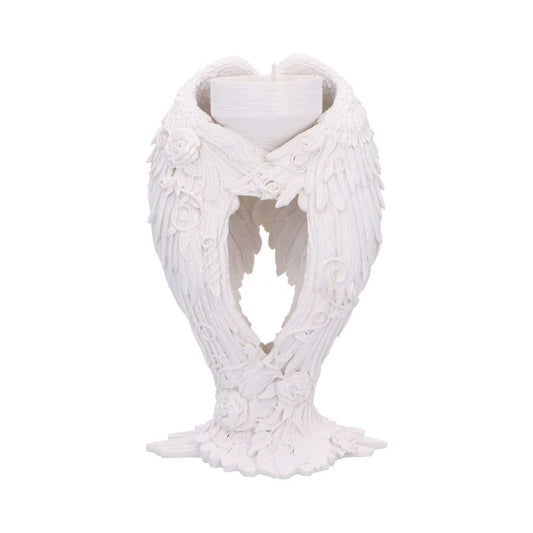 Floral Angel Wings Tea Light Candle Holder 17cm 1