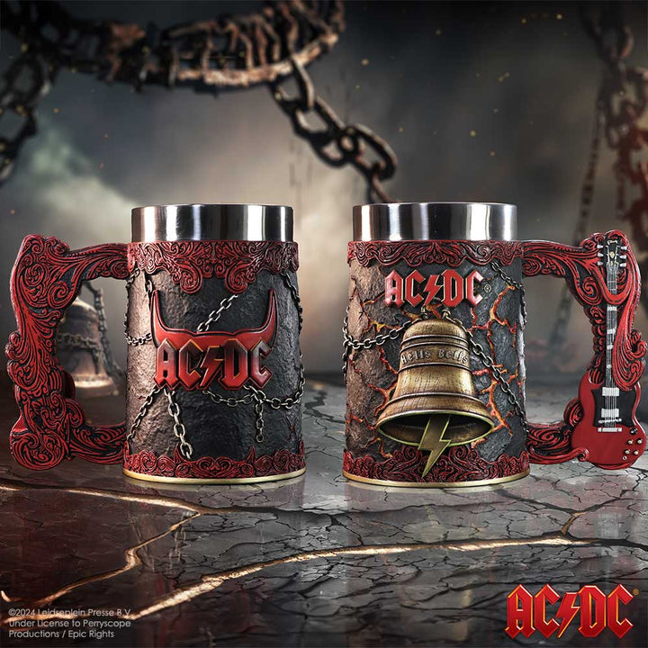 ACDC Hells Bells Inspired Tankard 15.7cm Drinking Mug 8