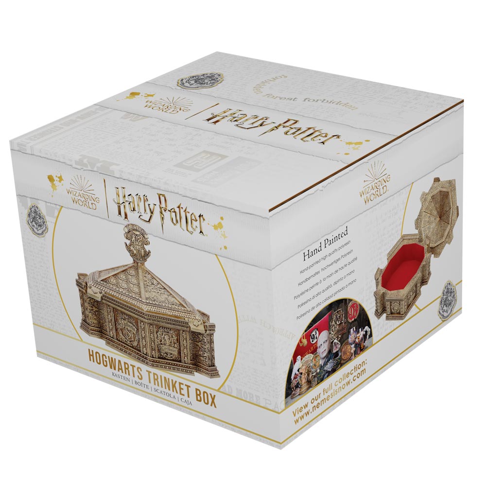 Harry Potter Hogwarts Trinket Box in Bronze 18cm 7