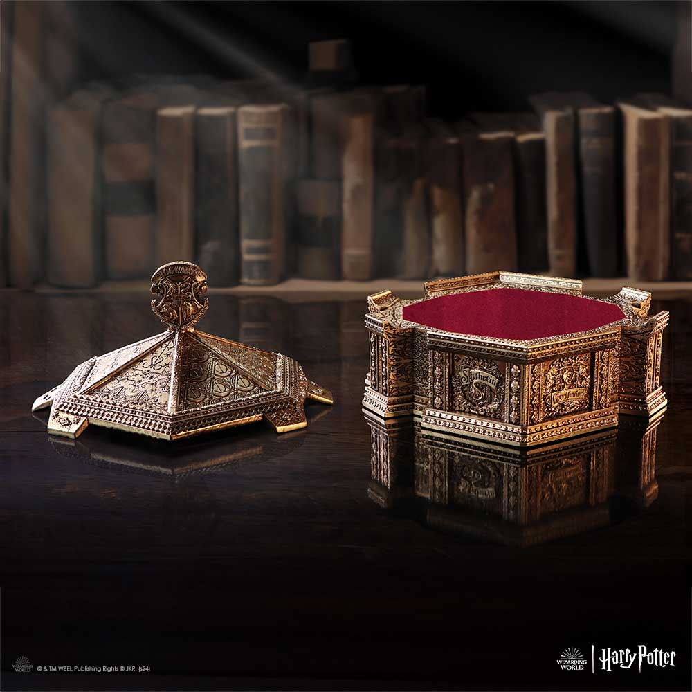 Harry Potter Hogwarts Trinket Box in Bronze 18cm 9