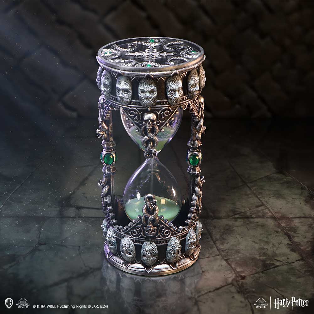 Harry Potter Death Eater Sand Timer in Metallic Silver 18cm 8