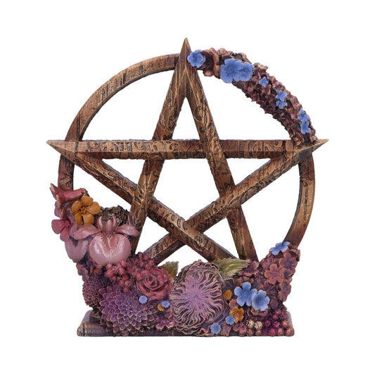 Spring Floral Decorative Pentagram Ornament Season of the Ostara 16.5cm 1
