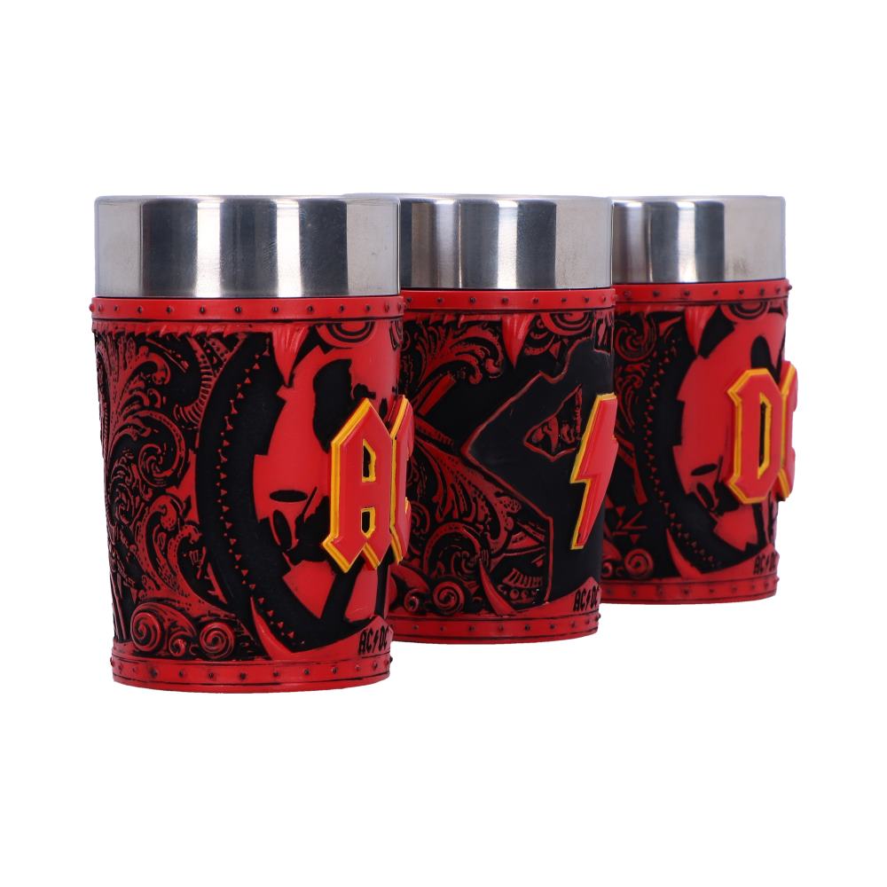 ACDC Logo Set of 3 Shot Glass 8.7cm 4