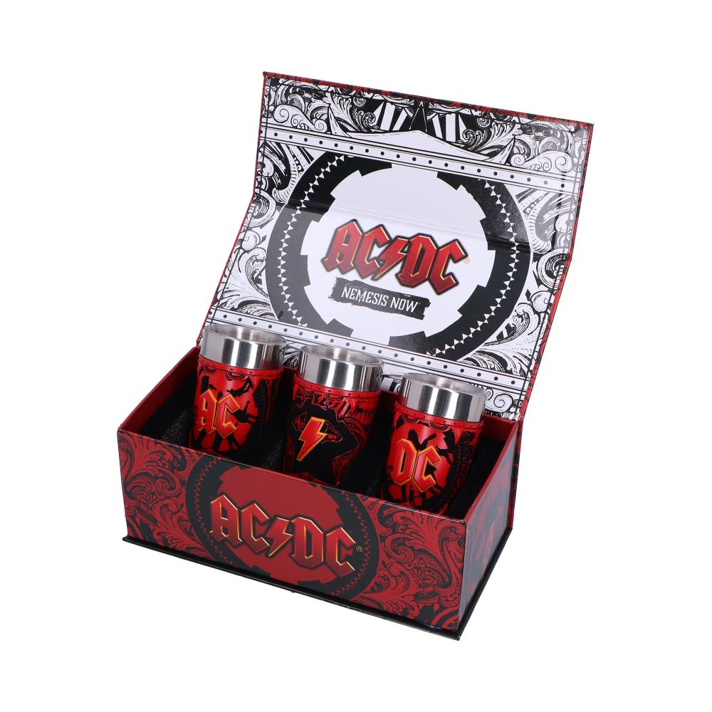 ACDC Logo Set of 3 Shot Glass 8.7cm 7