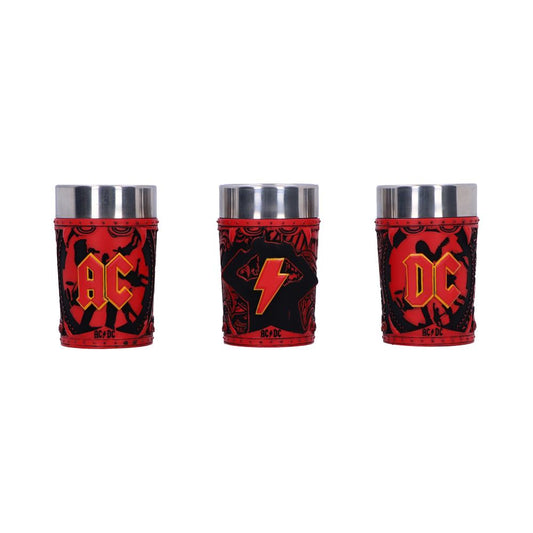 ACDC Logo Set of 3 Shot Glass 8.7cm 1