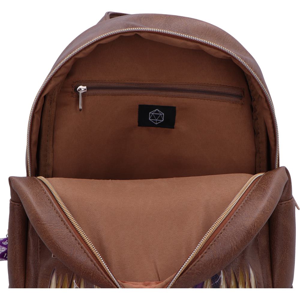 Dungeons Dragons Mimic Brown Backpack 28cm 6