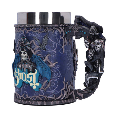 Ghost Papa Emeritus Evolution Tankard in Blue 18.5cm Drinking Cup 2