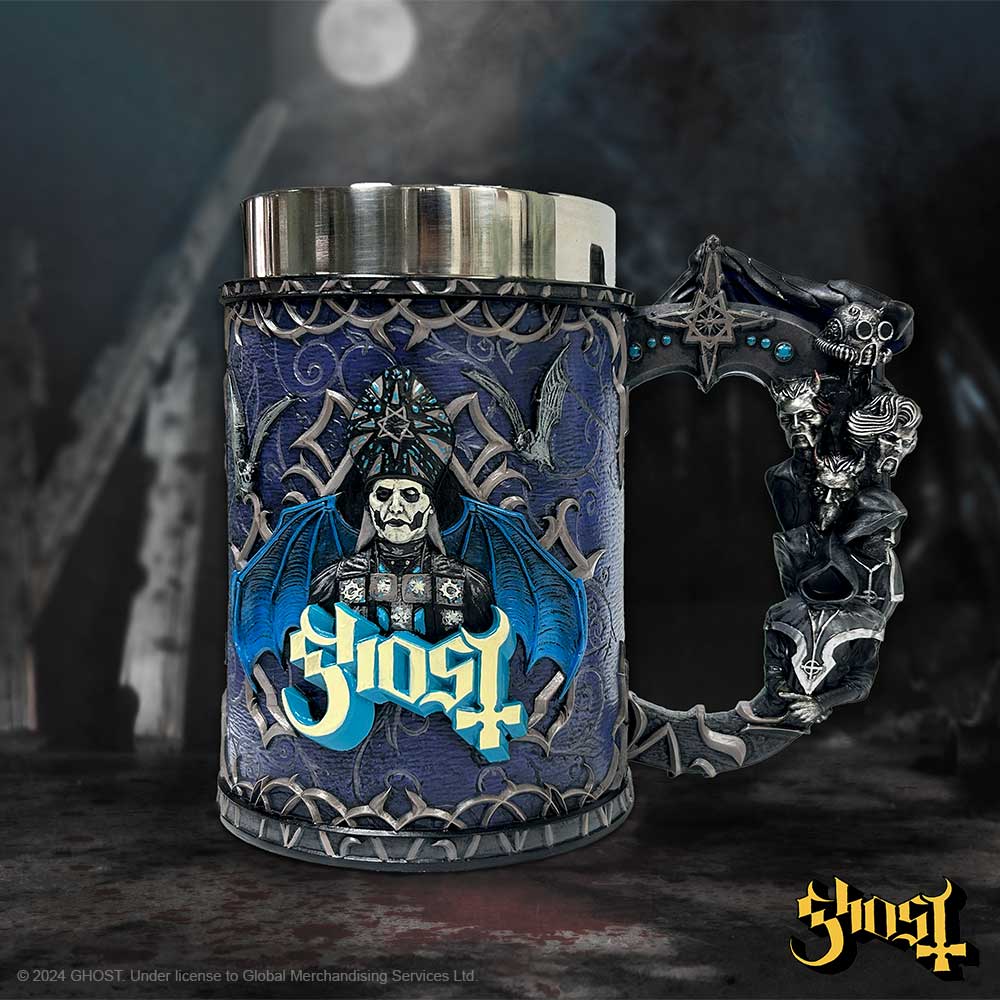 Ghost Papa Emeritus Evolution Tankard in Blue 18.5cm Drinking Cup 7