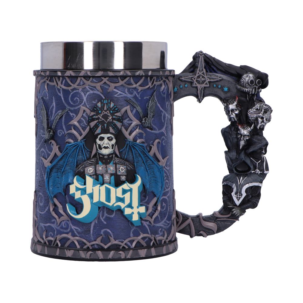 Ghost Papa Emeritus Evolution Tankard in Blue 18.5cm Drinking Cup 1