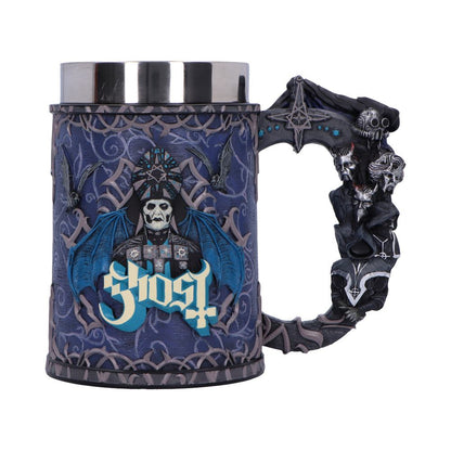 Ghost Papa Emeritus Evolution Tankard in Blue 18.5cm Drinking Cup 1