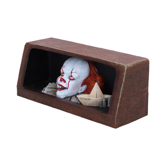 IT Pennywise Clown Drain Figurine 20cm Sound Activated Horror Decor 2