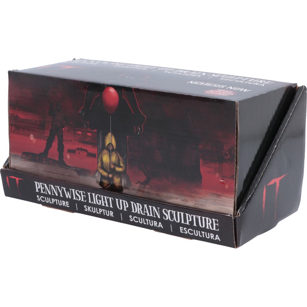 IT Pennywise Clown Drain Figurine 20cm Sound Activated Horror Decor 6