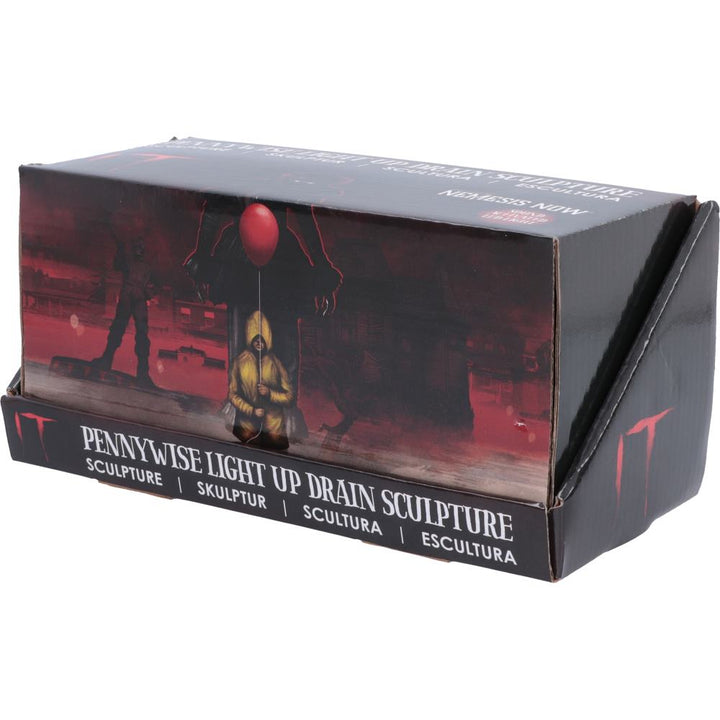 IT Pennywise Clown Drain Figurine 20cm Sound Activated Horror Decor 6