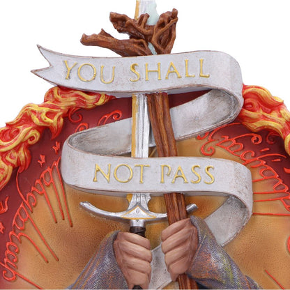 Lord of the Rings You Shall Not Pass Wall Plaque 30.4cm 5