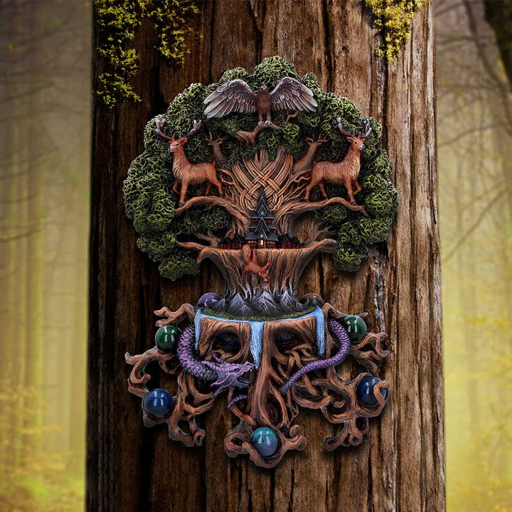 Yggdrasil Wall Plaque by Anne Stokes 30.5cm 8