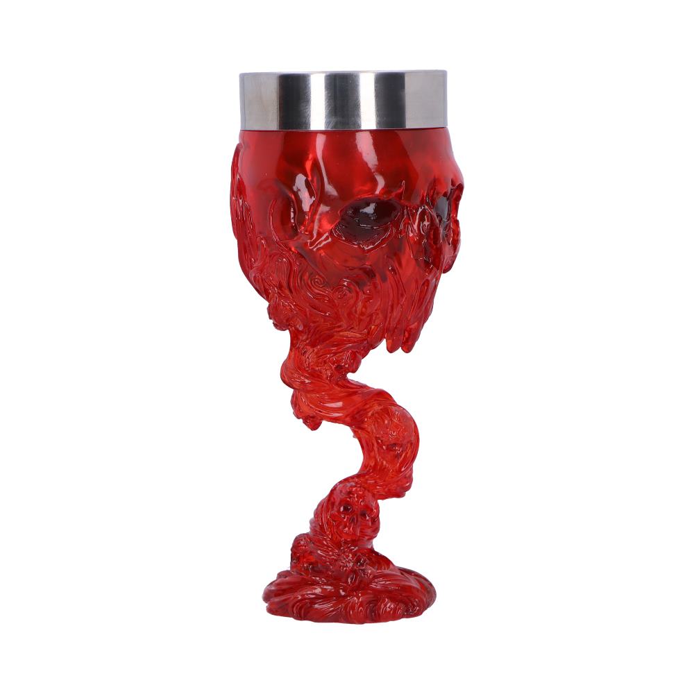 Soul Spirit Clear Red Skull Goblet Fire 19.3cm 4
