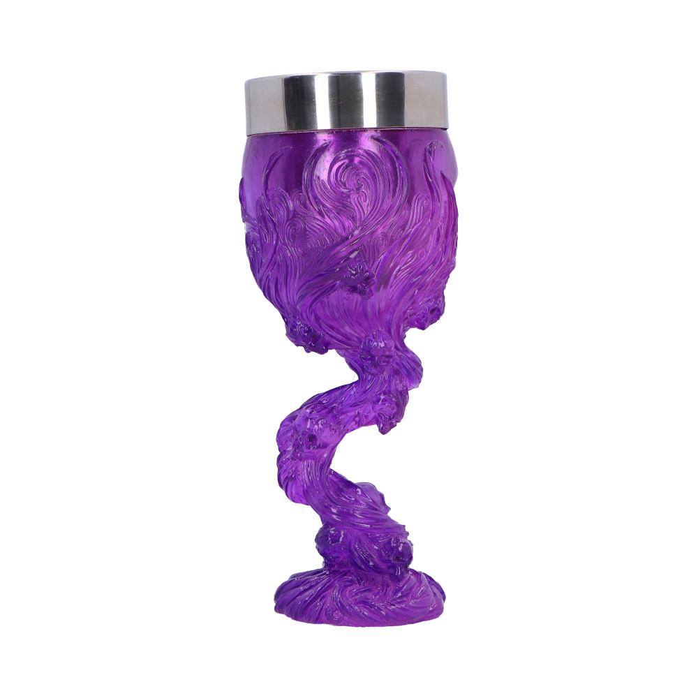 Soul Spirit Clear Purple Skull Goblet Magic 19.3cm Drinking Cup 3