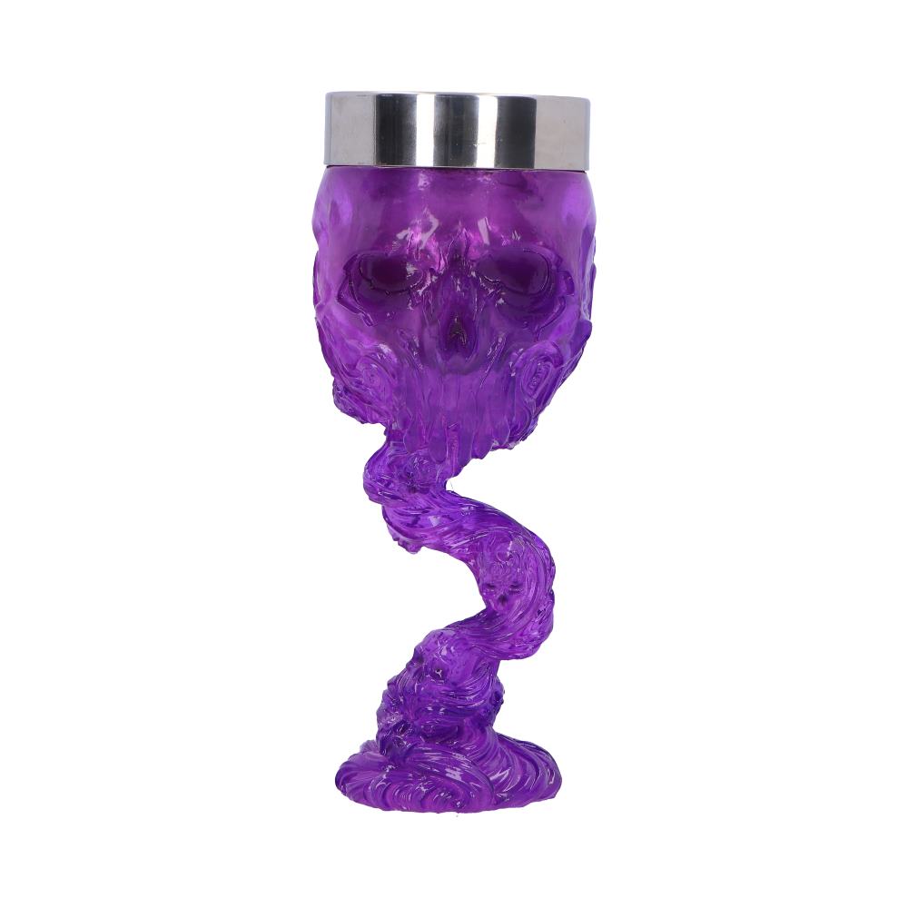 Soul Spirit Clear Purple Skull Goblet Magic 19.3cm Drinking Cup 1