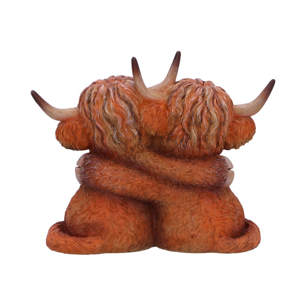 Highland Cow Hug Figurine 14.5cm 3
