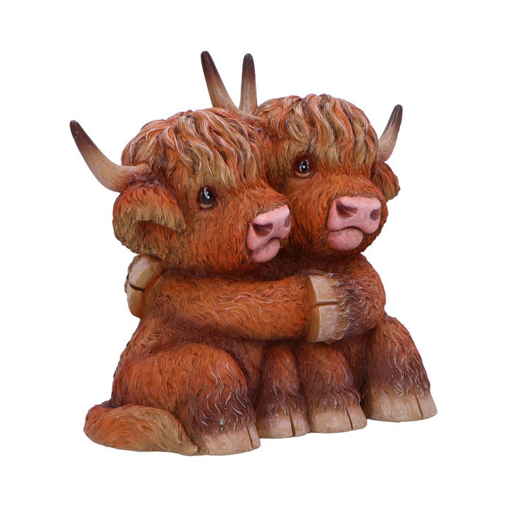 Highland Cow Hug Figurine 14.5cm 4