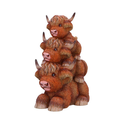 Highland Cow Totem Figurine 17.5cm 2