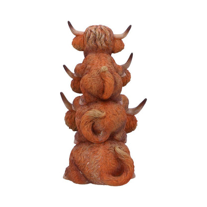 Highland Cow Totem Figurine 17.5cm 3