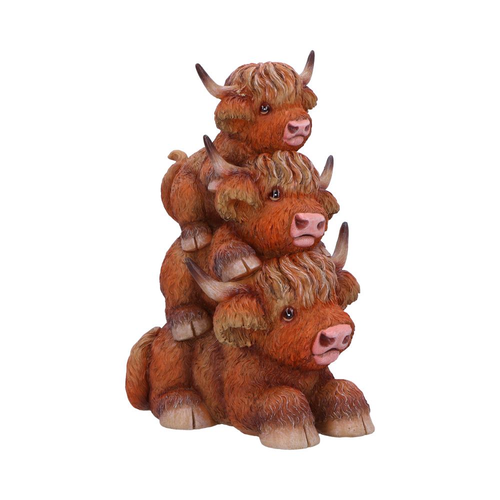 Highland Cow Totem Figurine 17.5cm 4