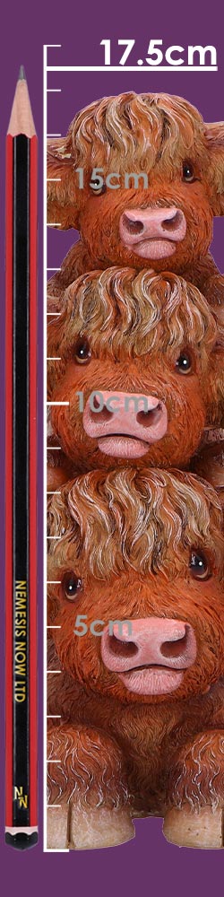 Highland Cow Totem Figurine 17.5cm 9