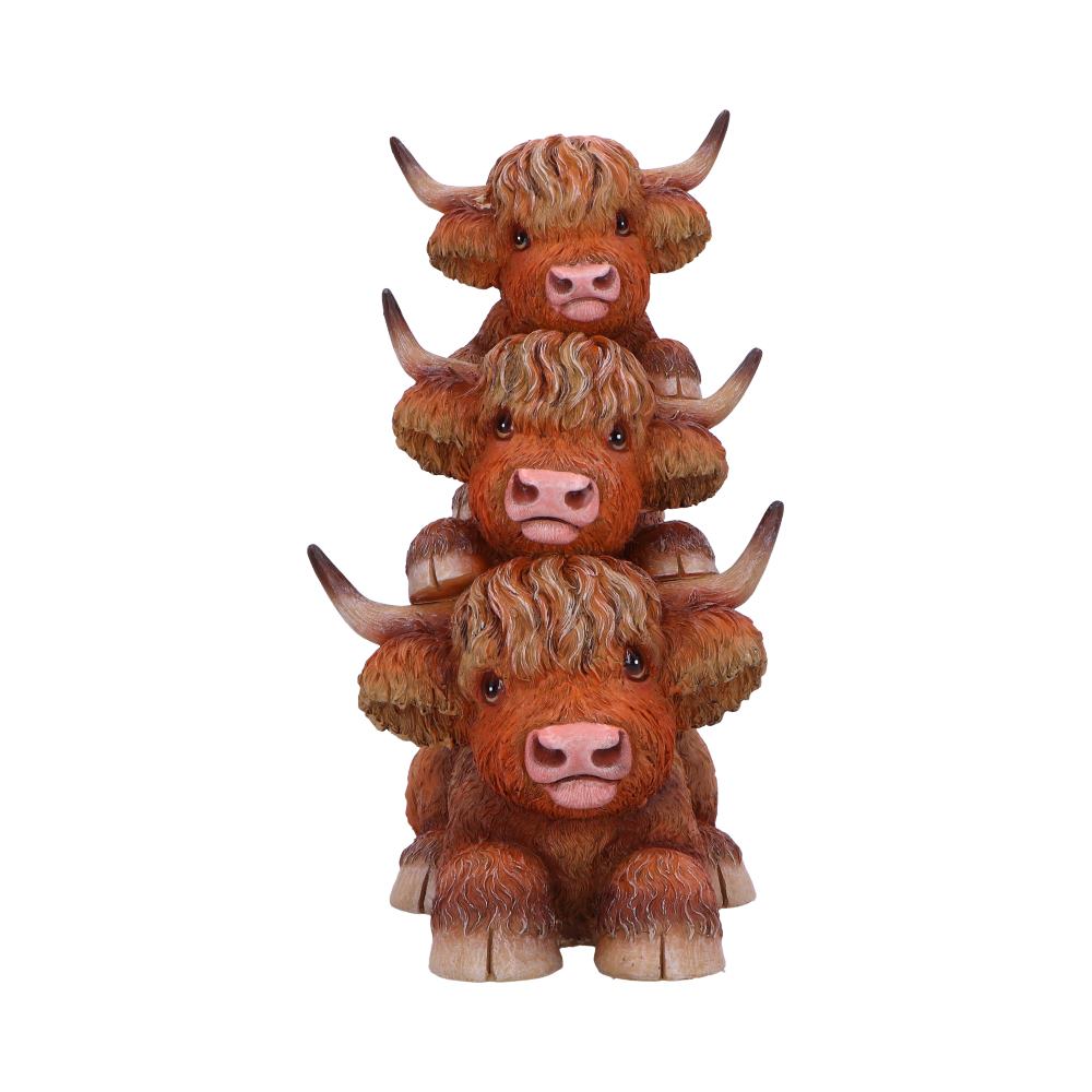 Highland Cow Totem Figurine 17.5cm 1