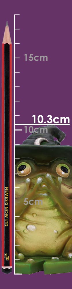 Three Wise Wizard Toad Figurines Toads 10.3cm 8