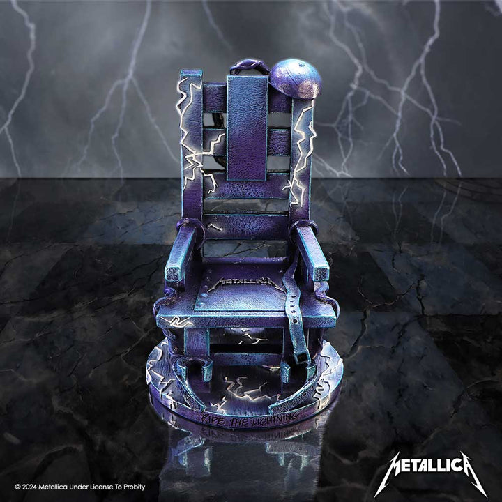 Metallica Ride the Lightning Blue Chair Ornament 15cm Officially Licensed 8