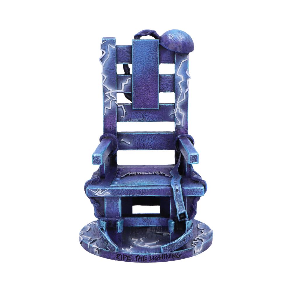 Metallica Ride the Lightning Blue Chair Ornament 15cm Officially Licensed 1