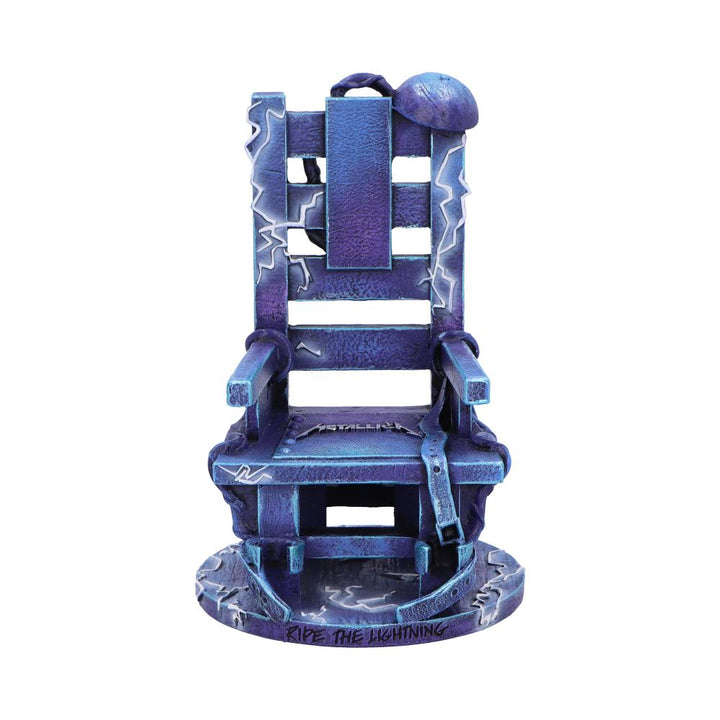 Metallica Ride the Lightning Blue Chair Ornament 15cm Officially Licensed 1