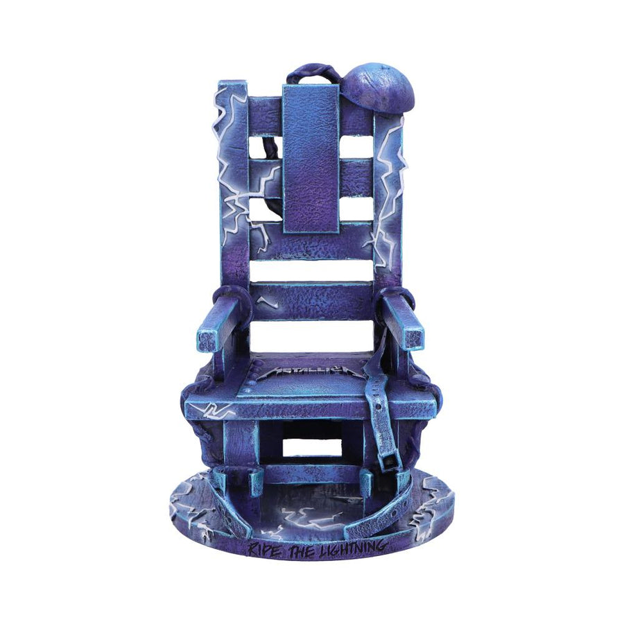 Metallica Ride the Lightning Blue Chair Ornament 15cm Officially Licensed 1