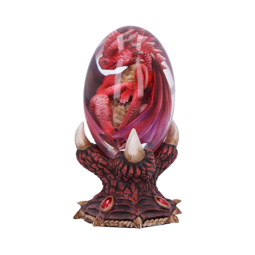 Elemental Dragonlings Fire Dragon in Clear Egg 12cm 2
