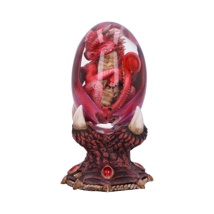 Elemental Dragonlings Fire Dragon in Clear Egg 12cm