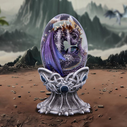 Elemental Dragonlings Air Dragon in Clear Egg 12cm 7