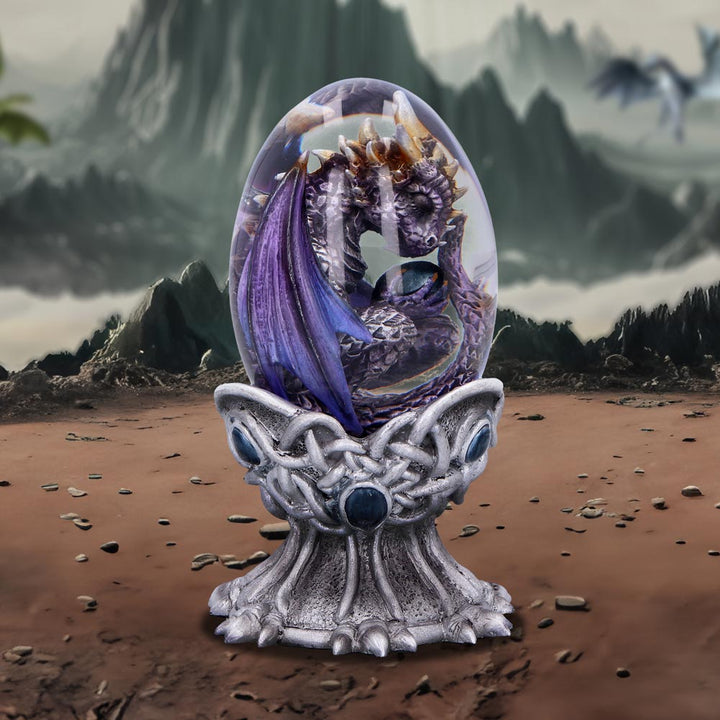 Elemental Dragonlings Air Dragon in Clear Egg 12cm 7