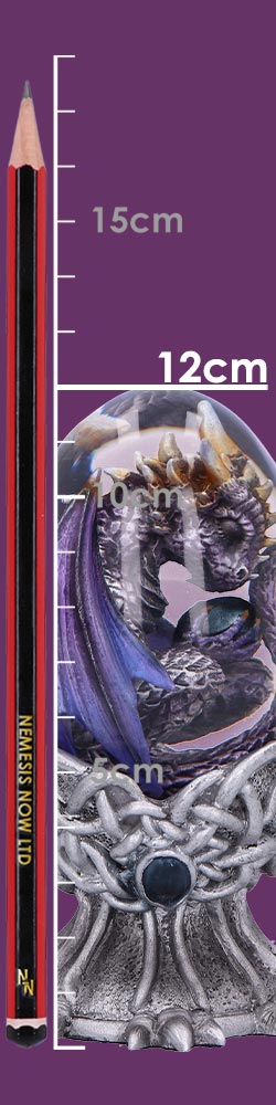 Elemental Dragonlings Air Dragon in Clear Egg 12cm 8