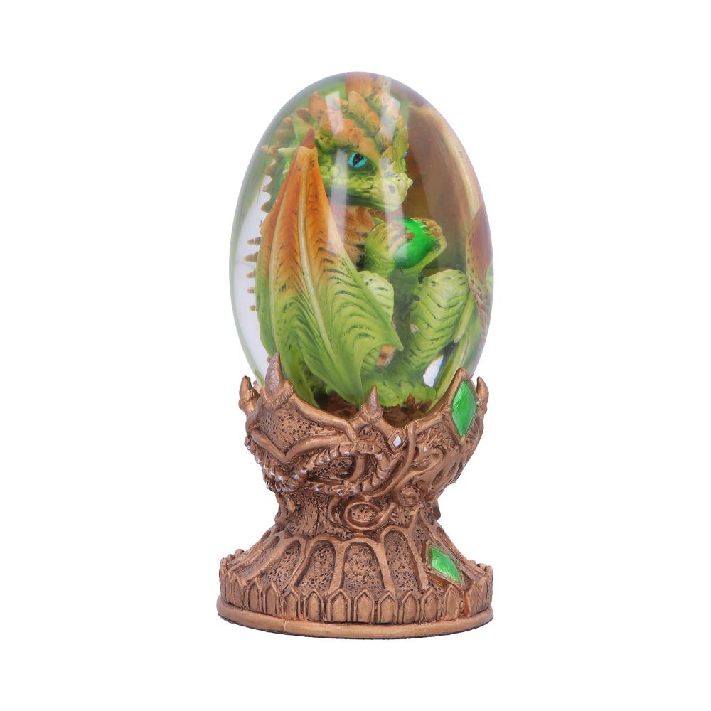 Elemental Dragonlings Earth Dragon in Clear Egg 12cm 3