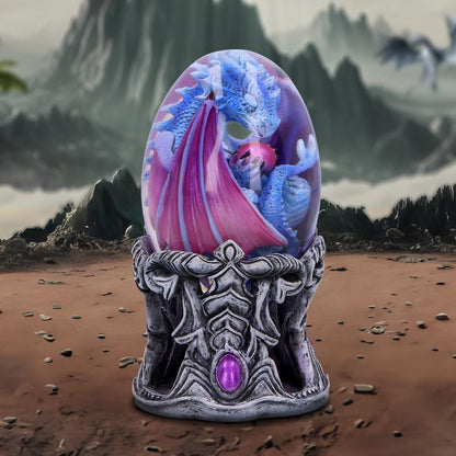 Elemental Dragonlings Water Dragon in Clear Egg 11cm 7