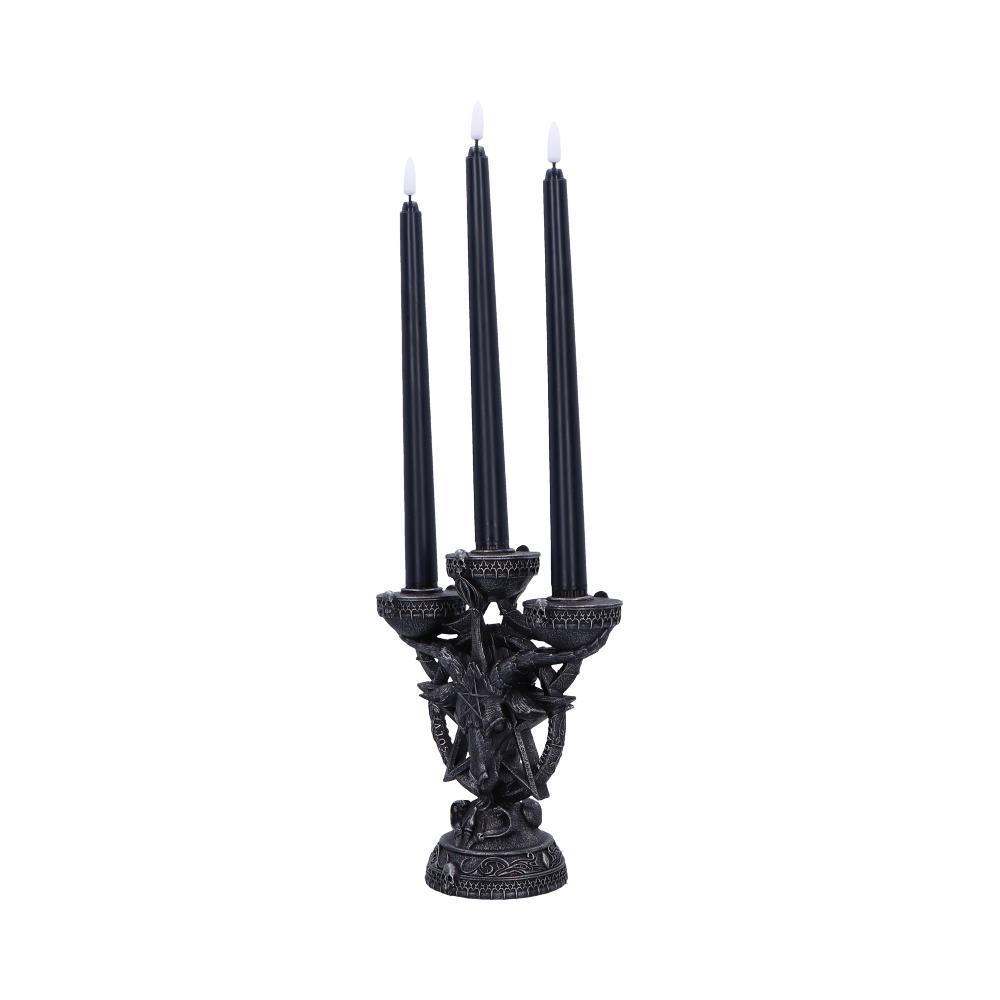 Baphomets Radiance Candelabra with LED Candles 46cm 2